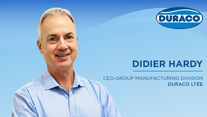 The newest member of the Duraco family: The Group’s manufacturing Division CEO, Didier Hardy